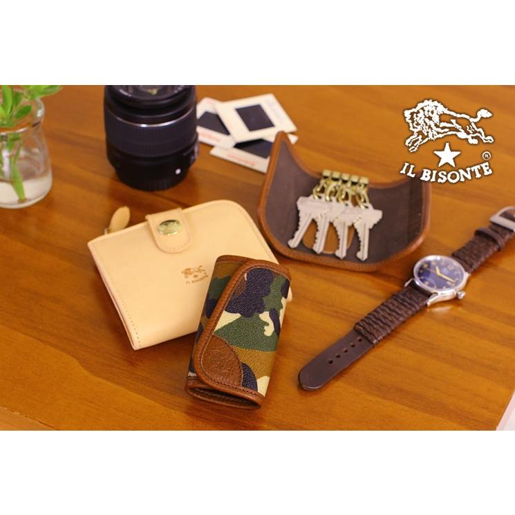 イルビゾンテ キーケース マジックテープ カモフラージュ 新品 メンズ