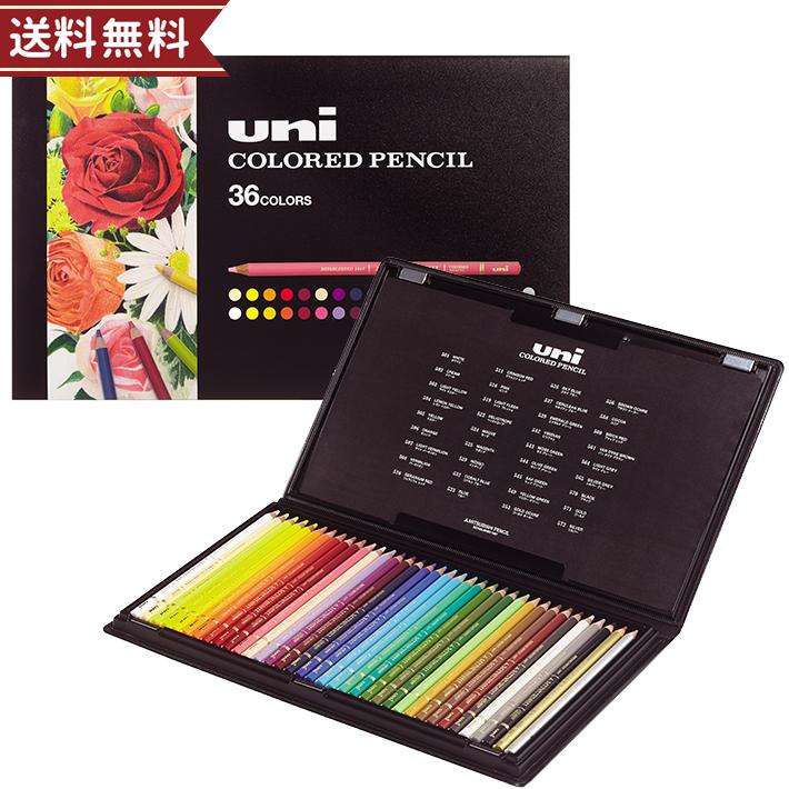 uni（三菱鉛筆） 三菱鉛筆 ユニカラー 色鉛筆 36色 UC36CN : シブヤ
