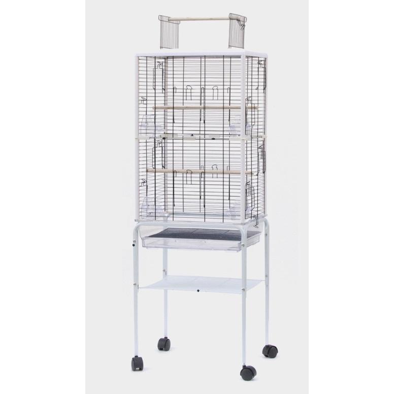 専用スタンド付き 片面クリアタイプ 大型鳥かご 鳥小屋 鳥カゴ 鳥