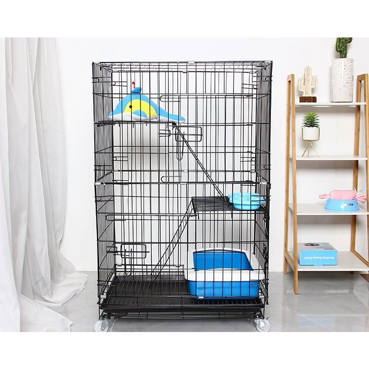 送料無料】Lサイズ キャットケージ3段（ペット/猫/ペットケージ/ゲージ