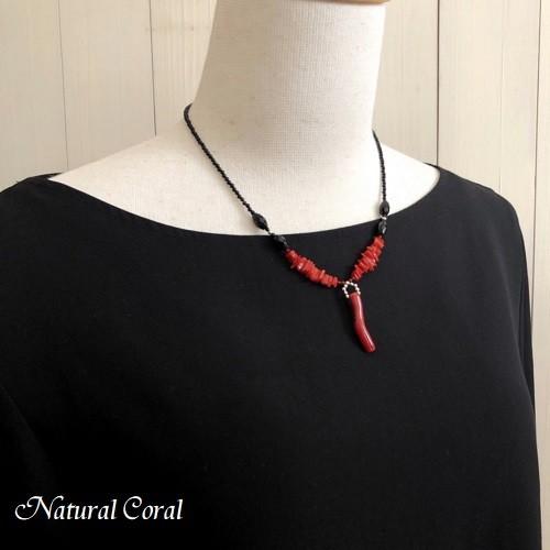 血赤珊瑚 ちあかさんご 赤珊瑚 ネックレス ナチュラルコーラル 送料
