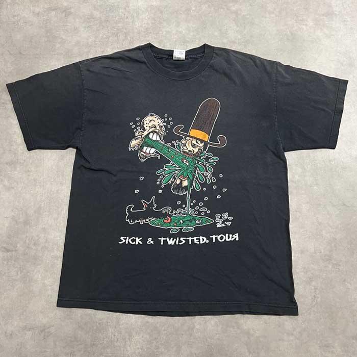 90'S KORN Sick & Twisted Tour T-Shirts BLACK/XL 90年代 コーン