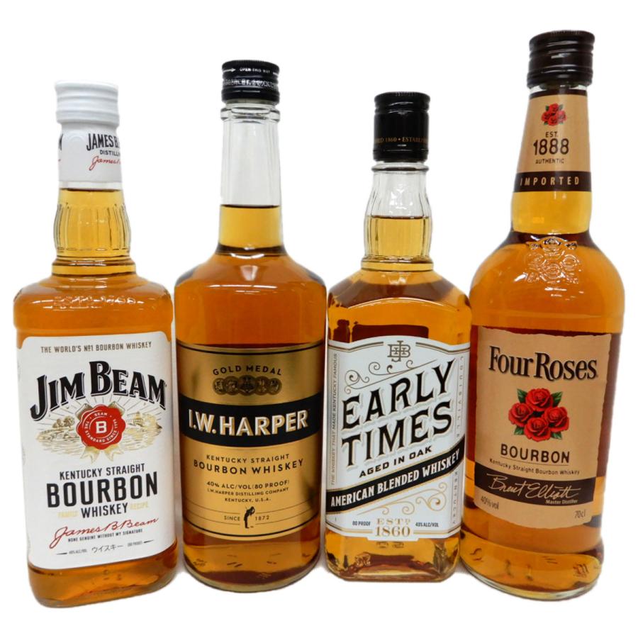バーボン アメリカンウイスキー飲み比べ4本セット アーリータイムズ