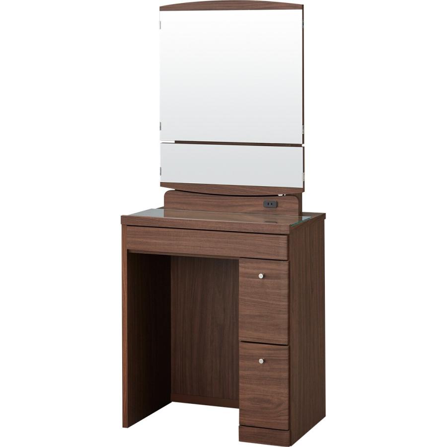 ニトリ（NITORI） 一面鏡ドレッサー(DR-013 MBR) ミラー 鏡台 : ニトリ