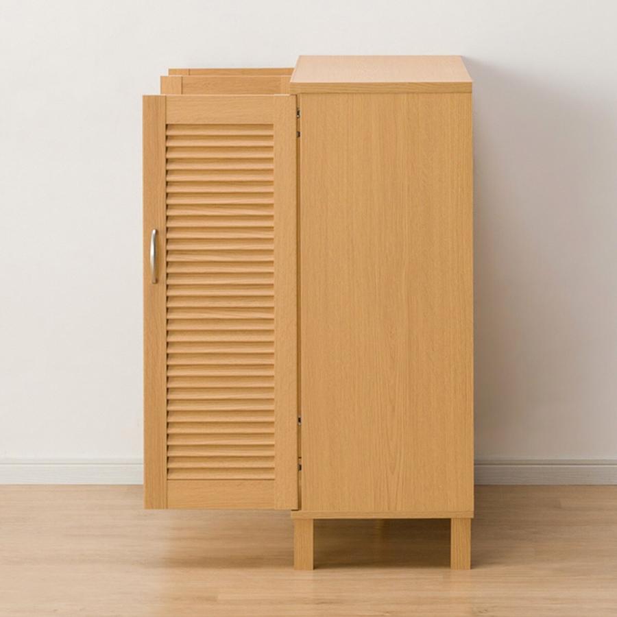 ニトリ（NITORI） シューズボックス(ウイング2 90 LBR) 下駄箱