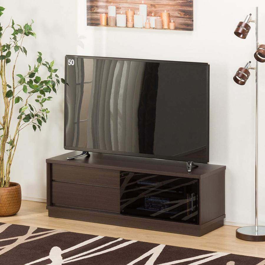 ニトリ テレビ台 木目調 ブラウン ローボード ダイス 120cm ニトリ