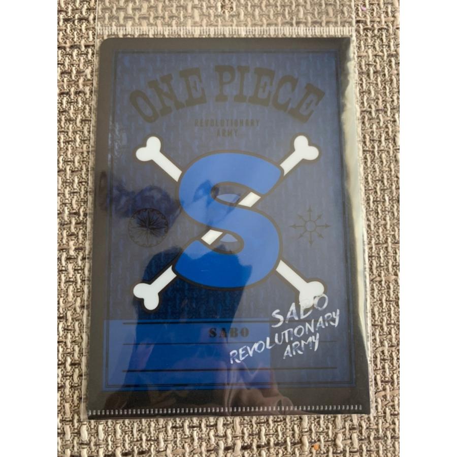 ☆ワンピース 麦わらストア A6 クリアファイル 海賊旗 サボ