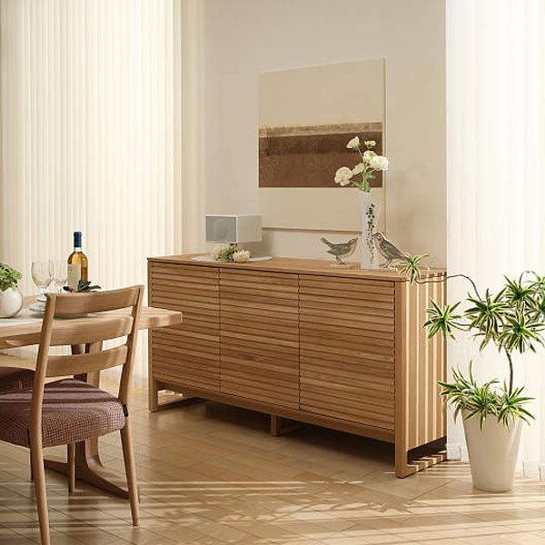 カリモク リビングボード サイドキャビネット 電話台FAX台 収納家具