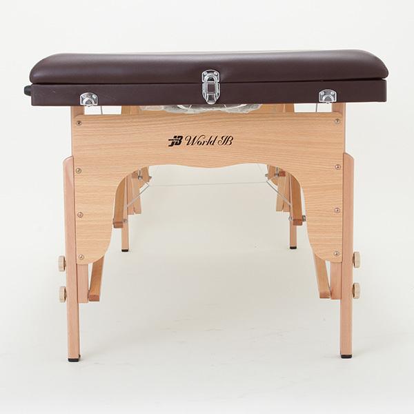 7BEAUTY（7ビューティー） 折りたたみ マッサージベッド 木製 有孔 長