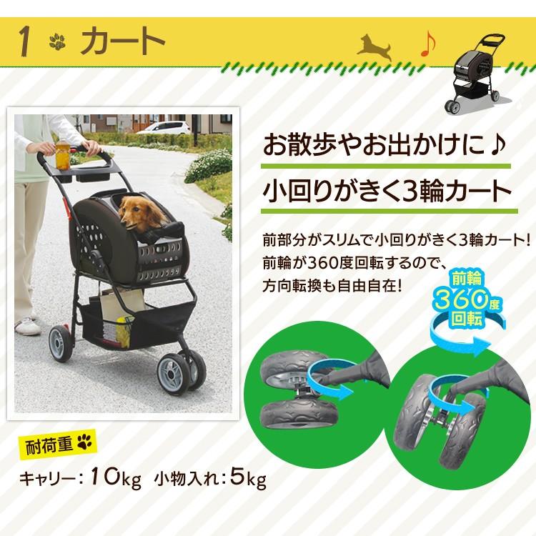 IRIS OHYAMA（アイリスオーヤマ） ペットキャリー 小型 4way 犬 猫