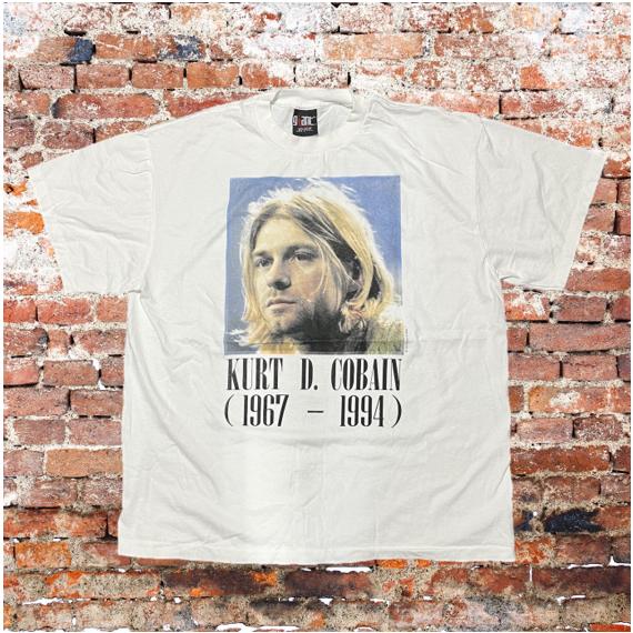 カート・コバーン 追悼Tシャツ Kurt Cobain / カートコバーン 追悼 T