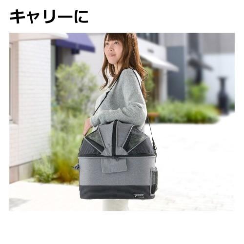 リッチェル ペットカート ミニモ グレー ( 1台 )/ リッチェル(ペット