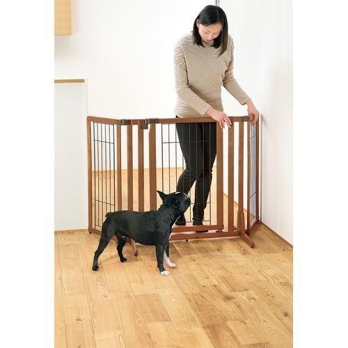 木製おくだけドア付ペットゲートH レギュラー ブラウン ( 1個入