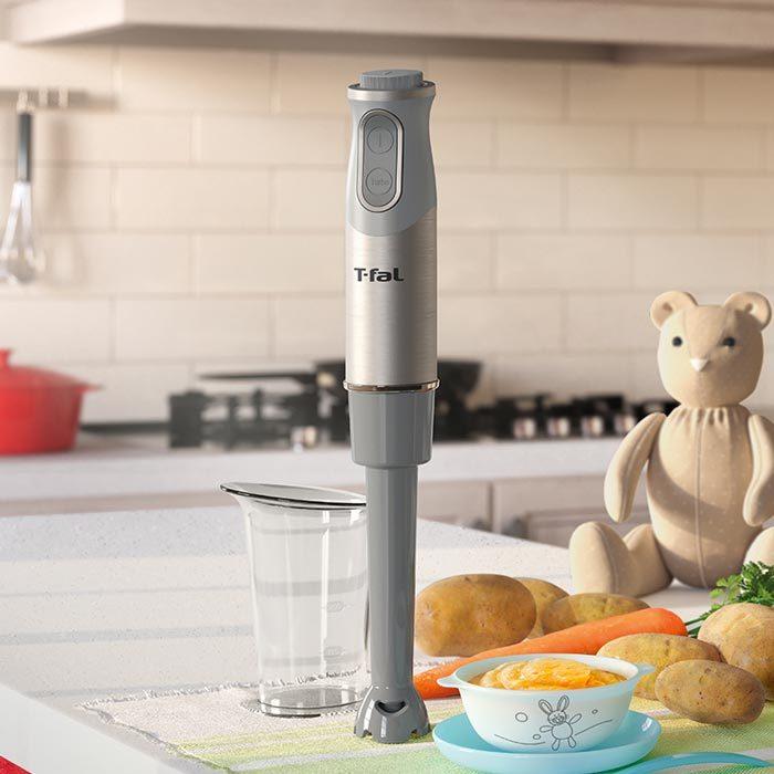 T-fal（ティファール） ハンドブレンダー ベビー ライトグレー 送料