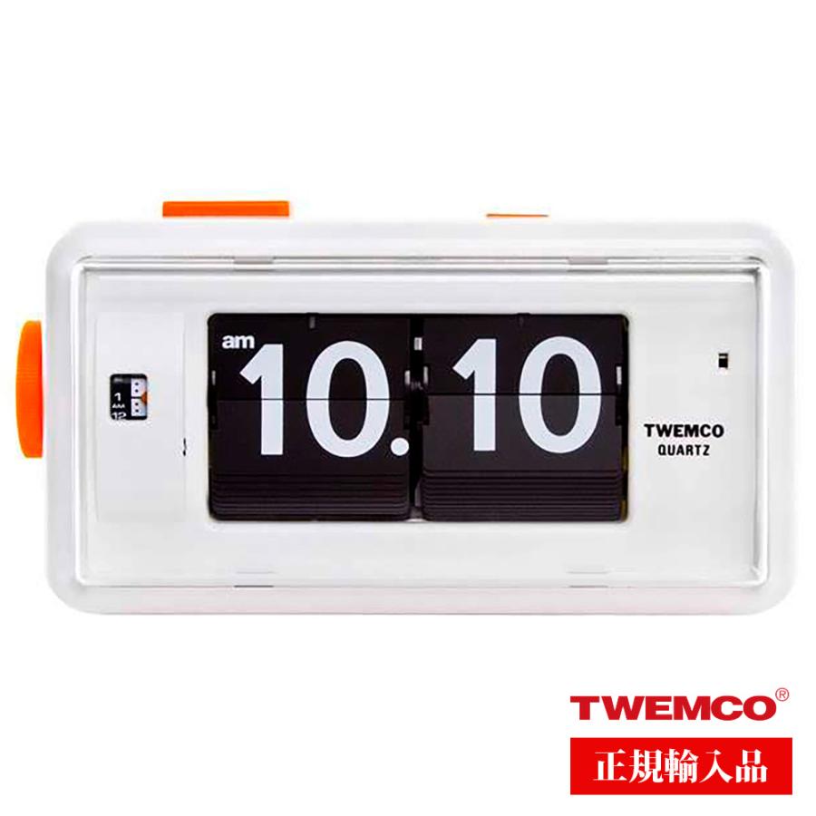 TWEMCO フリップクロック ホワイト 【公式通販】