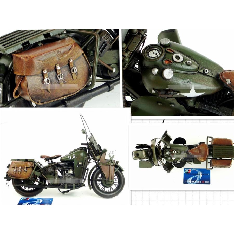 第2次大戦時 オートバイ World-War-II motorcycle レトロ ブリキ製