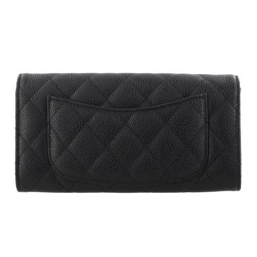 CHANEL（シャネル） 長財布 レディース マトラッセ ブラック AP0241