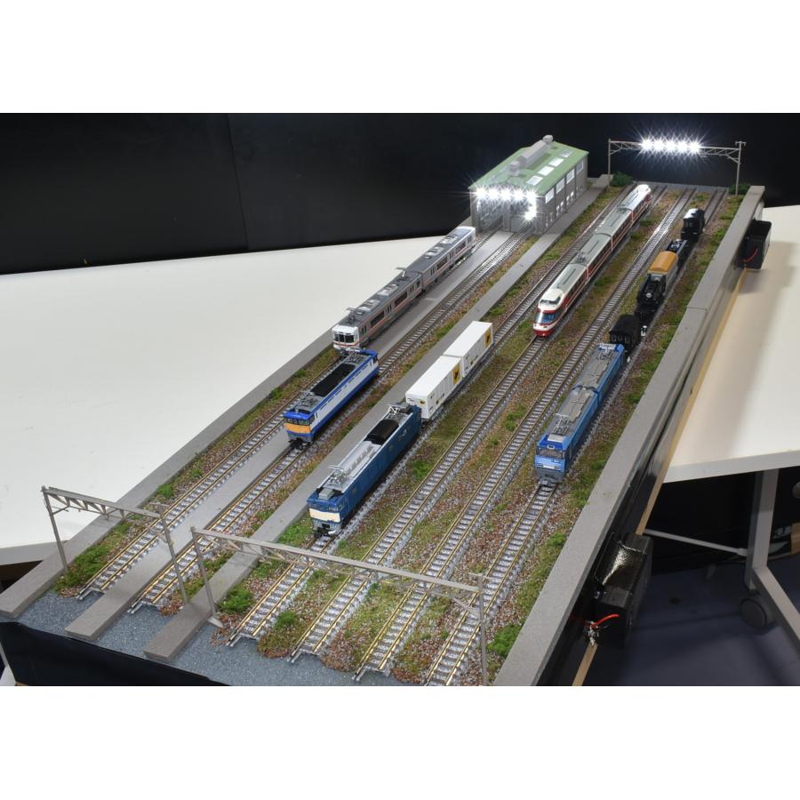 トミックス 鉄道模型 ジオラマ 展示台 Nゲージ用(6線路)複線機関庫＆4