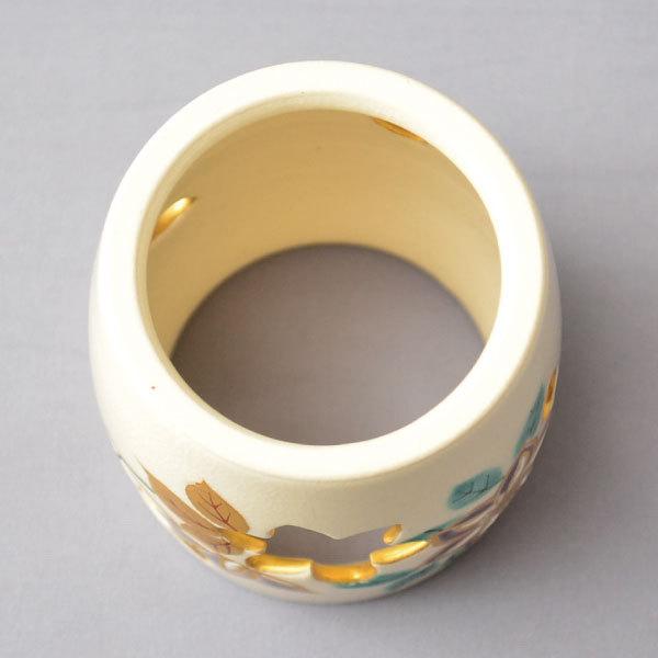 蓋置 茶道具 手塚桐鳳 作 仁清写鉄線透蓋置 : 茶道具専門店 (有)菊池