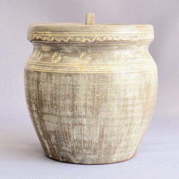 水指 茶道具 西尾瑞豊 作 三島水指 : 茶道具専門店 (有)菊池商店