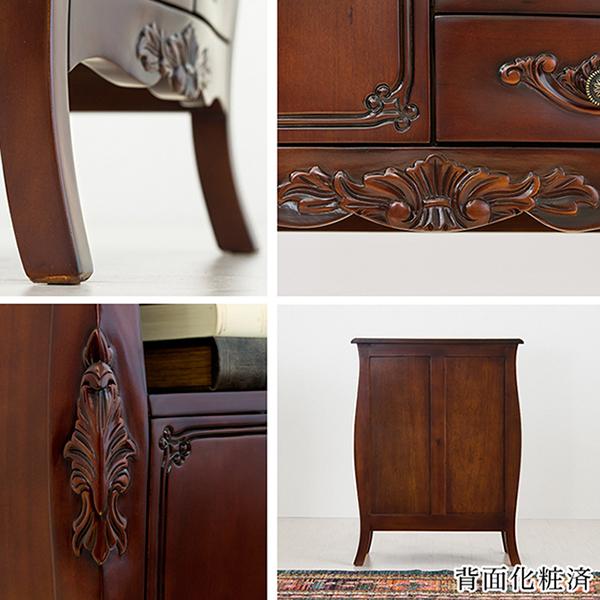 猫脚 ファックス台 ヨーロピアン アンティーク調 ロココ 電話台 猫脚