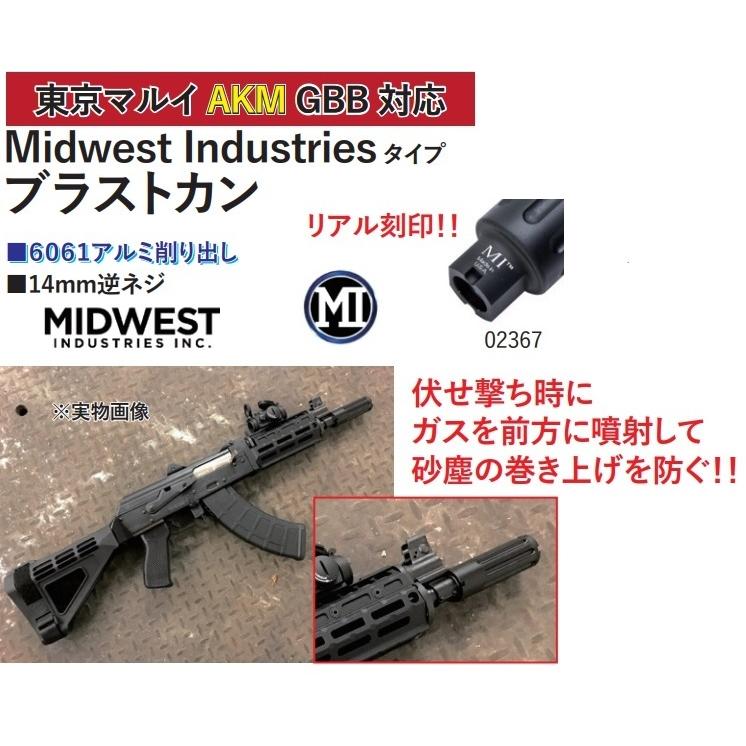 WII TECH ブラストカン Midwest Industries タイプ 東京マルイ AKM GBB