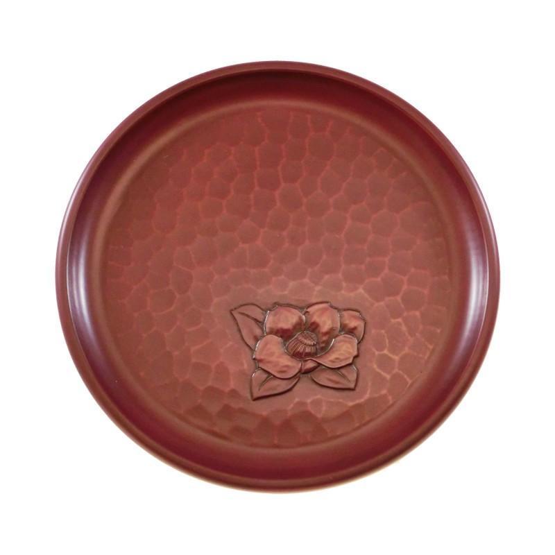 鎌倉彫の丸盆8寸 牡丹 | 鎌倉彫陽雅堂 公式オンラインショップ 伝統