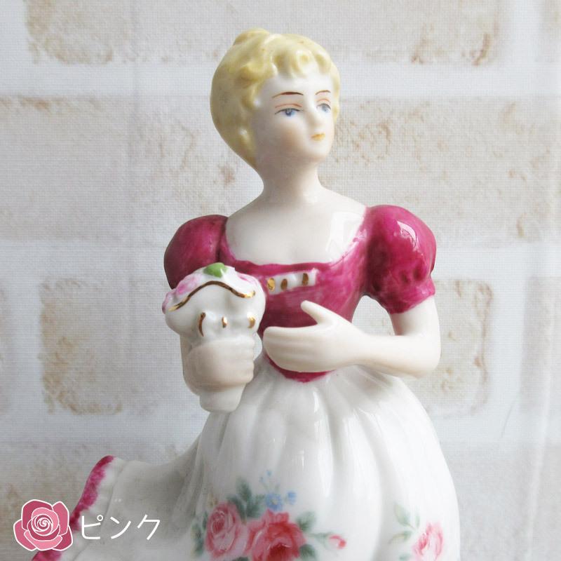 置物 陶製人形 瀬戸物 西洋陶器 せともの 昭和レトロ 陶器の人形