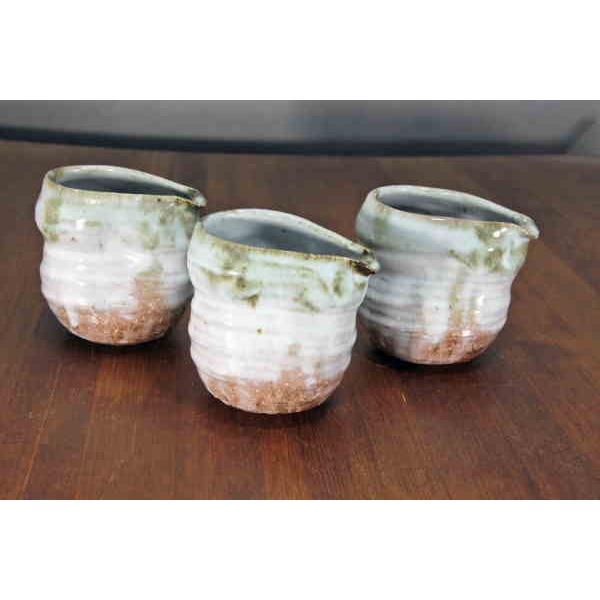 萩焼 片口酒器白 2合 土物 手作り 徳利 熱燗 冷酒 日本酒 電子レンジ