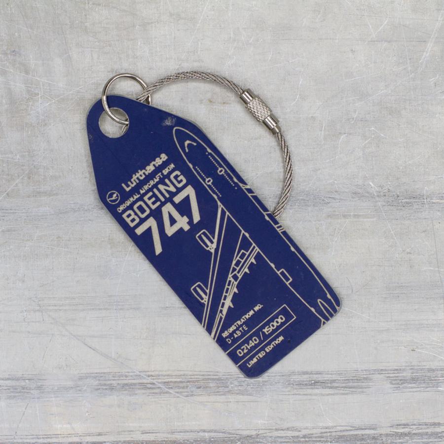 AVIATIONTAG B747 D-ABTE Blue Lufthansa アビエーションタグ