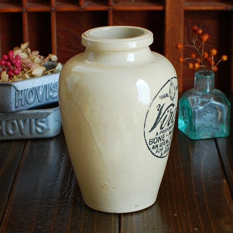 特価提供品】VIROL ヴァイロール 陶器ボトル Lサイズ イギリス