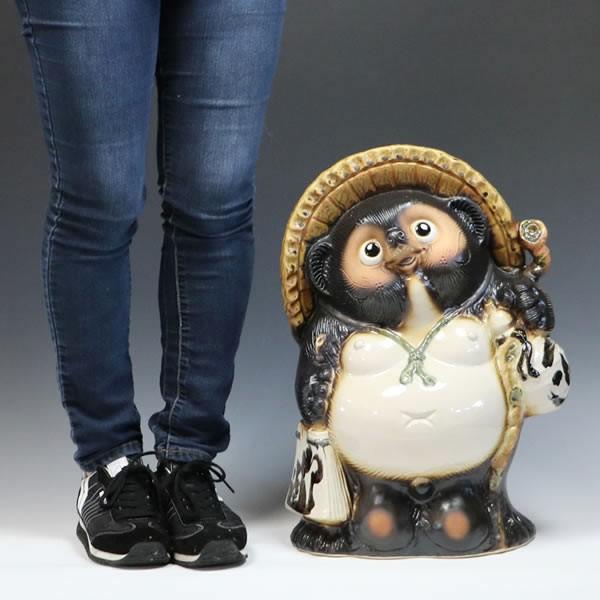 信楽焼 16号福狸 たぬき タヌキ 開運 縁起物 可愛い 陶器 商売繁盛