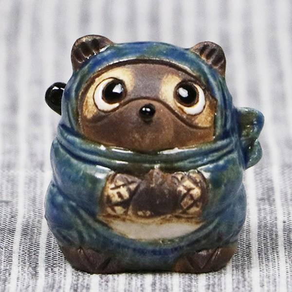 信楽焼 狸 陶器 たぬき タヌキ 開運 厄除け にんじゃ ニンジャ 忍者狸