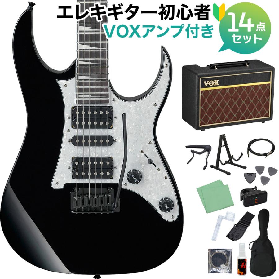 Ibanez（アイバニーズ） RGV250 BK ブラック 初心者14点セット VOX