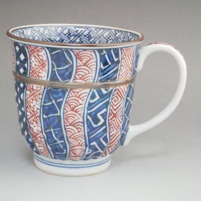 京焼 清水焼 染赤捻祥瑞マグカップ 鳳山 : 松韻堂 Yahoo!店 - 通販