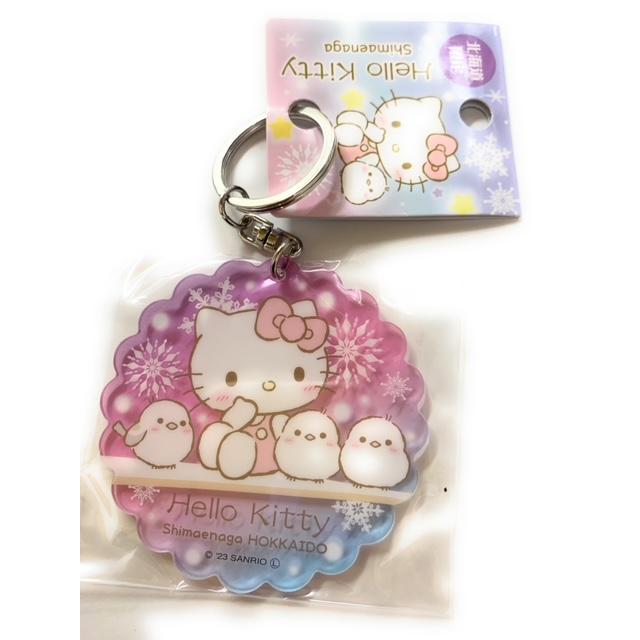 サンリオキャラクターズ×シマエナガ 北海道限定 ハローキティ 丸型
