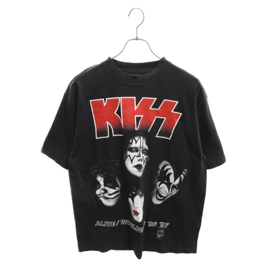KISS 顔プリント Tシャツ XXXL USAヴィンテージ 夏SALE KISS プリントT