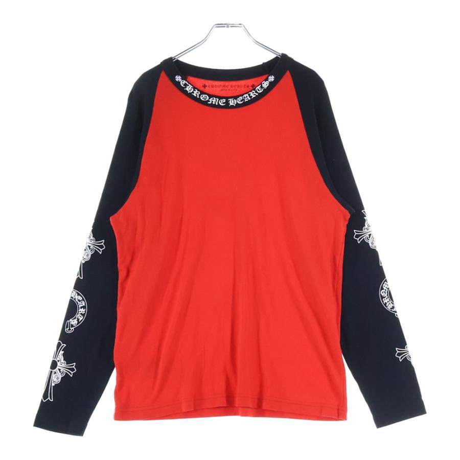 CHROME HEARTS（クロムハーツ） NECK LOGO RAGLAN LONG SLEEVE TEE