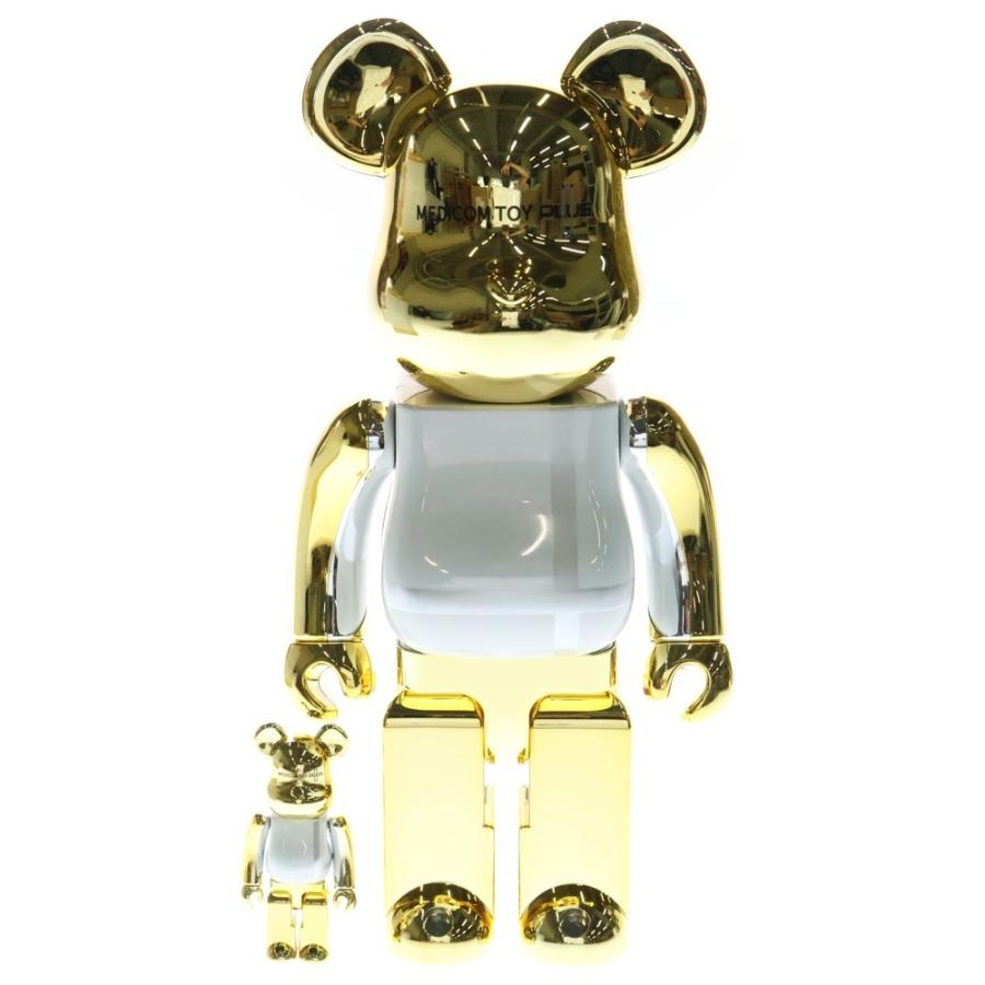 MEDICOM TOY（メディコム・トイ） BE@RBRICK PLUS GOLD CHROME Ver