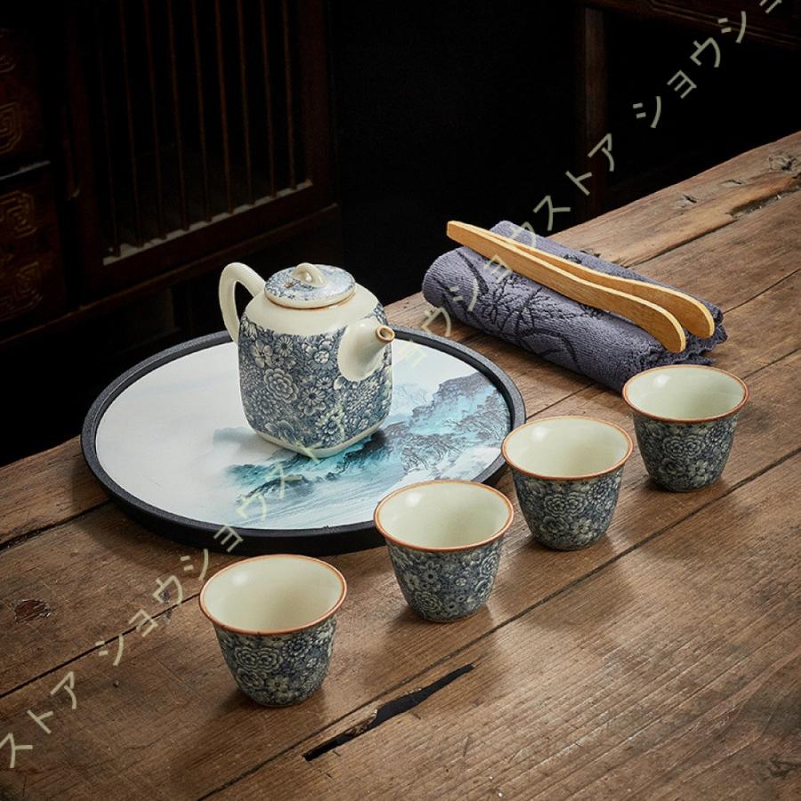 楽天市場】中国茶器 茶器セット 陶器 中国茶 伝統 茶壺 茶杯 公道杯
