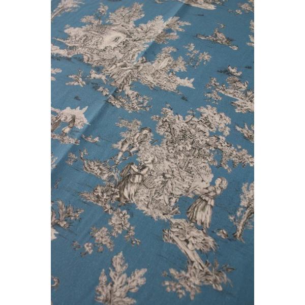 アンティークトワルドジュイ 子供とカップルと天使 田園風景 ランナー