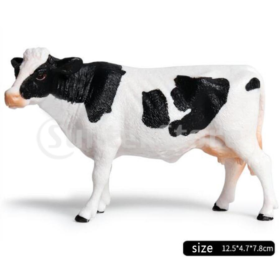 牛フィギュア 牛モデル 動物フィギュア 子牛フィギュア 動物模型 農場
