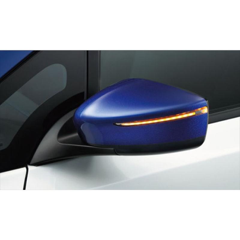 リーフZE1 LEDシーケンシャルウインカーミラーKIT（クリア/ブルー