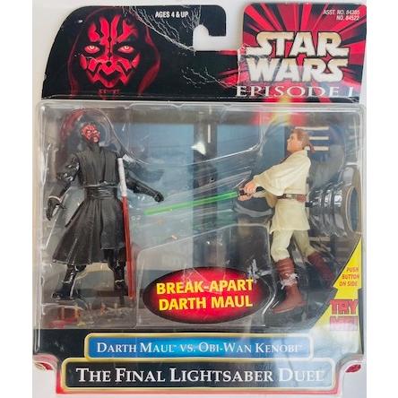 スターウォーズエピソード1 2パックフィギュア ダース・モールvsオビ