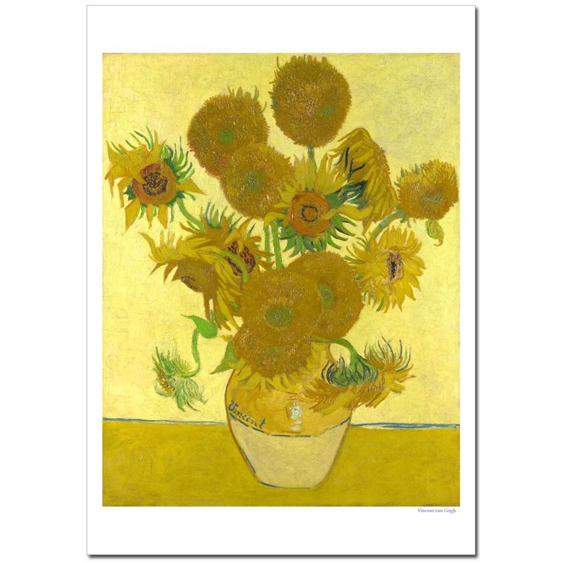 ゴッホ「ひまわり」の高級印刷画 高級美術複製画 フィンセント・ファン