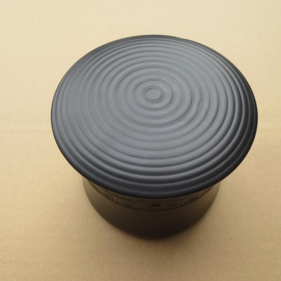 灰皿 蓋付き ブラック 陶器製 おしゃれ 分割 セパレート ふたも灰皿に