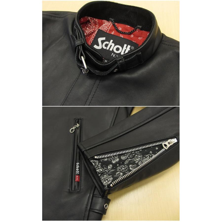 Schott N.Y.C（ショット） Schott ソリッド クラシックレーサー