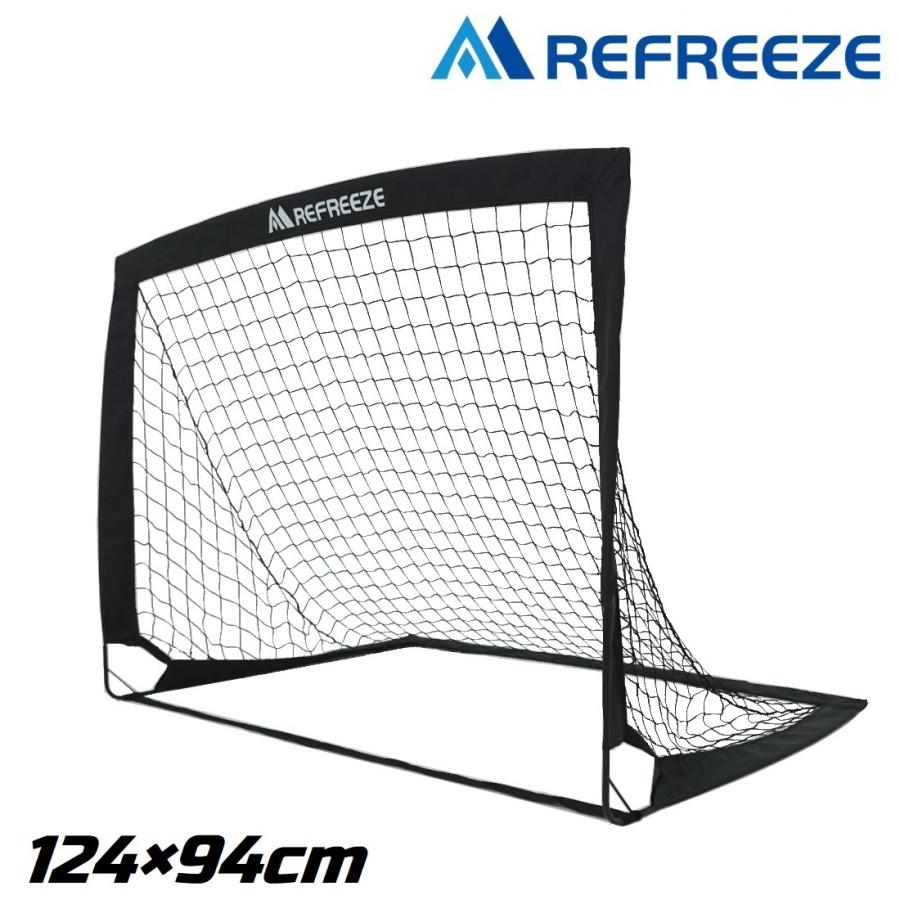 REFREEZE リフリーズ 124×94cm 折りたたみ サッカーゴール ブラック 1