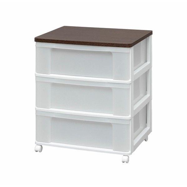 IRIS OHYAMA（アイリスオーヤマ） チェスト 衣装ケース 木天板 ウッド