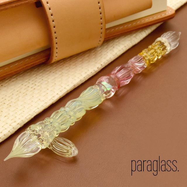 ガラスペン 日本製 paraglass 2way glass pen オパリングリーン